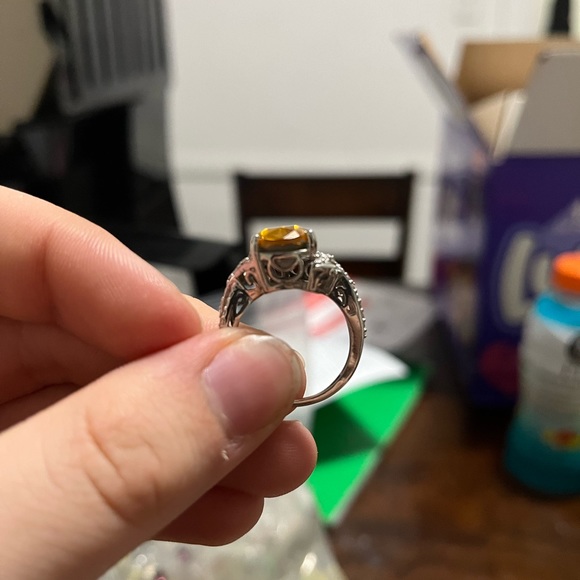 Citrine Ring Size 3 - Picture 2 of 3
